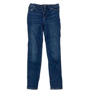 Girls Dark Blue Skinny Jeans